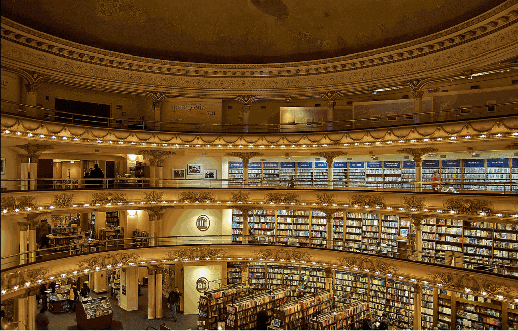 Now this is a bookstore. El Ateneo, Buenos Aires, Argentina. Image by longhorndave, orignal posted at http://flickr.com/photos/99255685@N00/1245345652